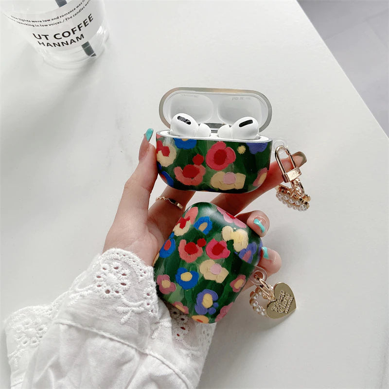 Cute Retro Floral Print Case - AirPods Pro 2