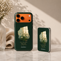 Soft Meadow Bloom Case With Powerbank