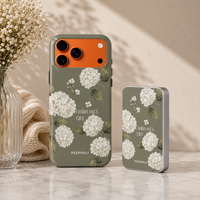 Bloom And Beige Case With Powerbank