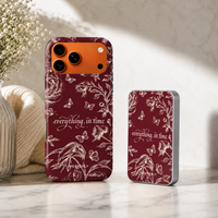 Backyard Bloom Case With Powerbank