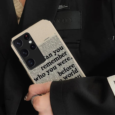 Inspiring Quote Phone Case - Samsung