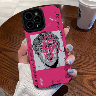 Painted Portrait Face Phone Case