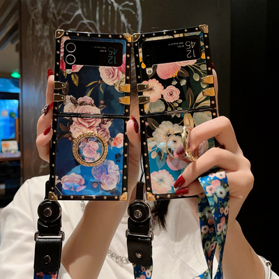 Galaxy Z Flip Flower Garden Case - Samsung