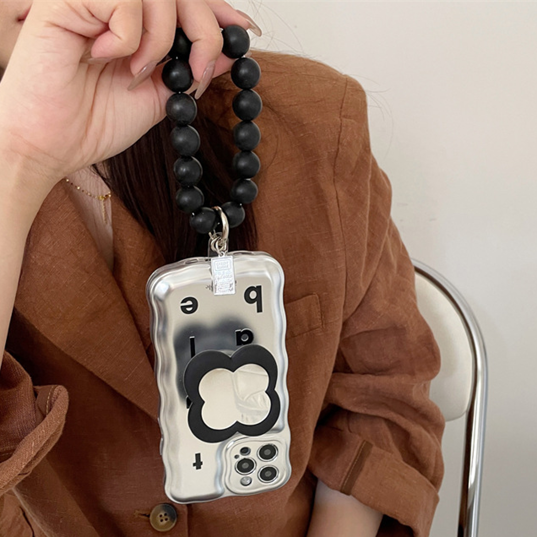 Curved Mirror Letter Case with Bracelet