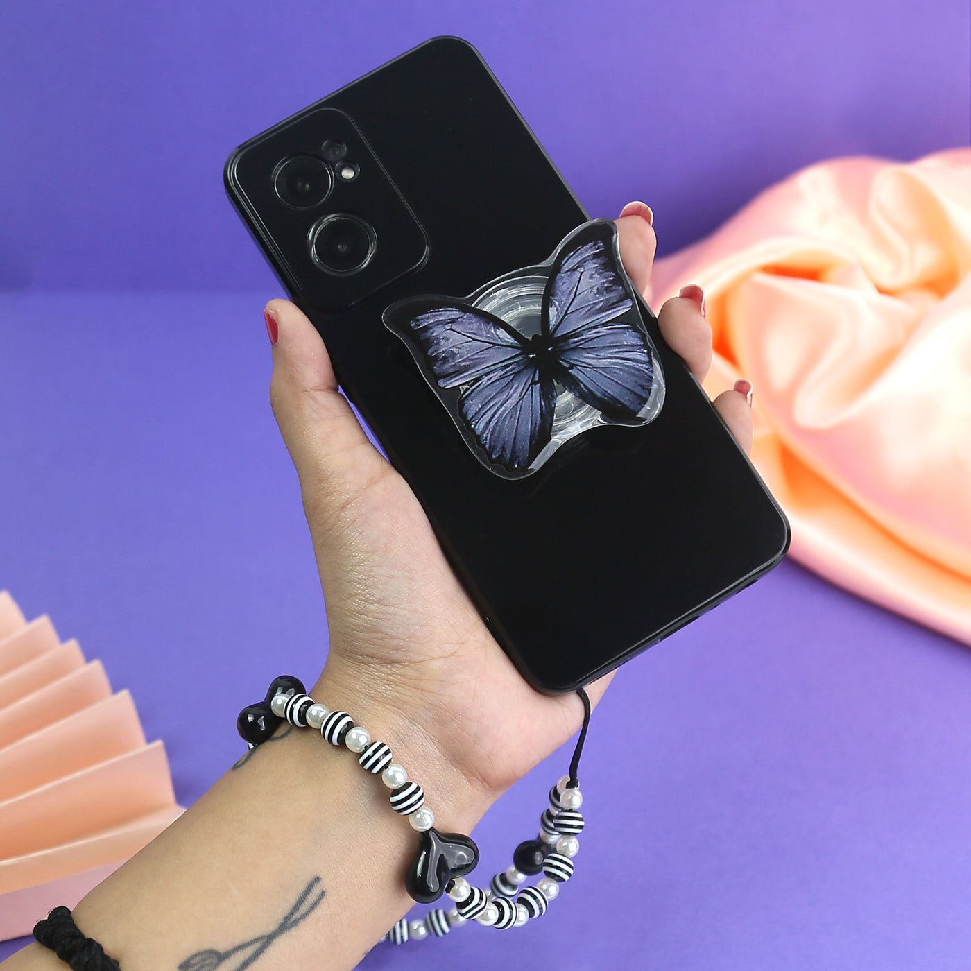 Cute Butterfly Pop Socket Case - OnePlus