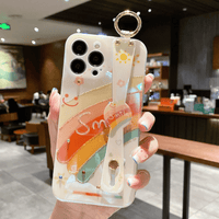 Color Burst Rainbow Wristband Phone Case