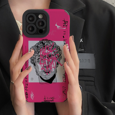 Painted Portrait Face Phone Case
