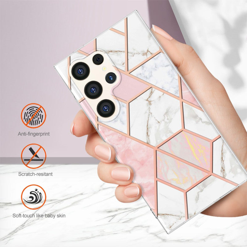 Electroplating Marble Case - Samsung