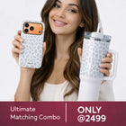 Soft Leopard Case With Insulated Tumbler