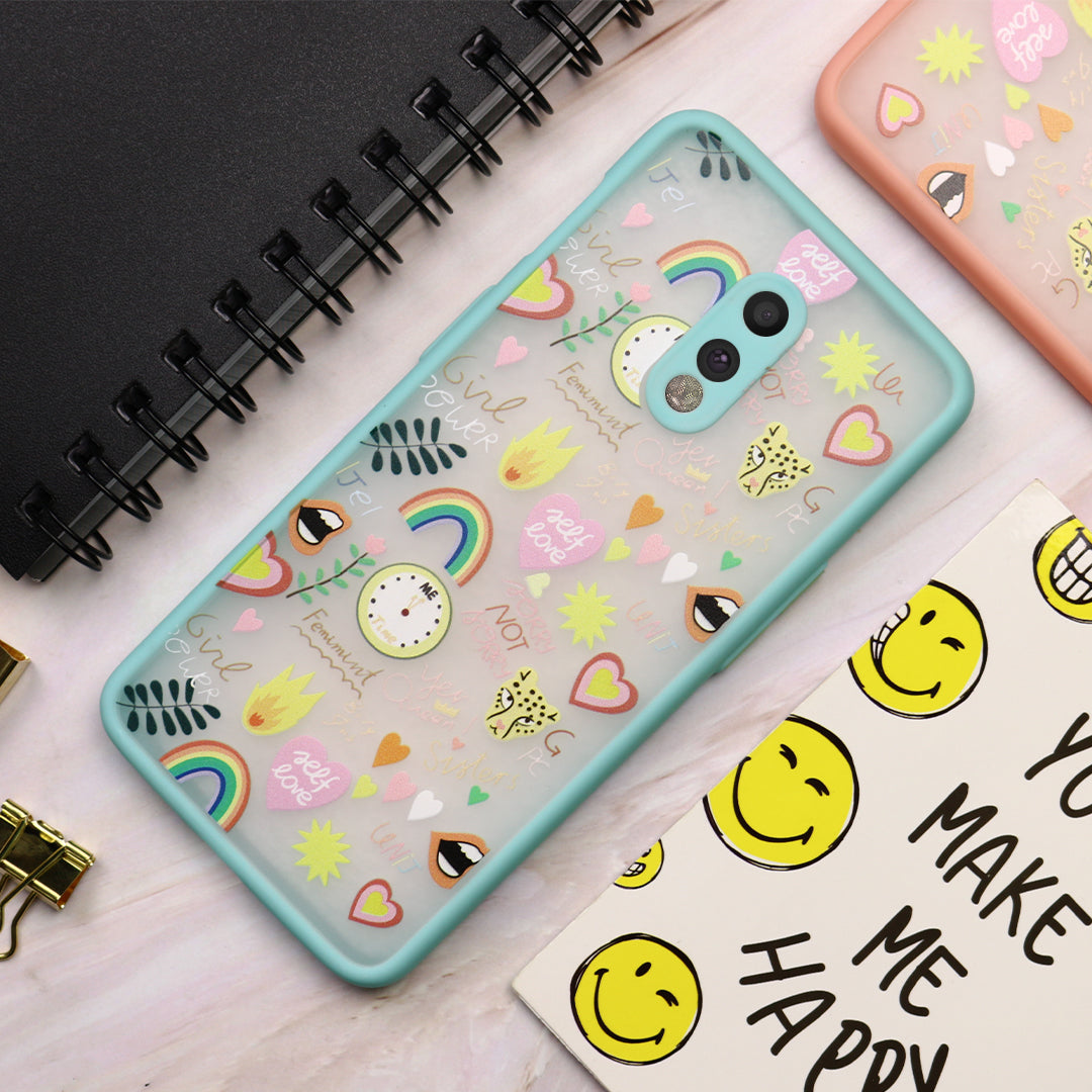 Emoji Printed Matte Finish Case - OnePlus