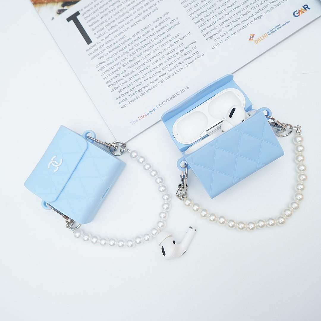 Silicone Case With Pearl Bracelet - AirPods Pro