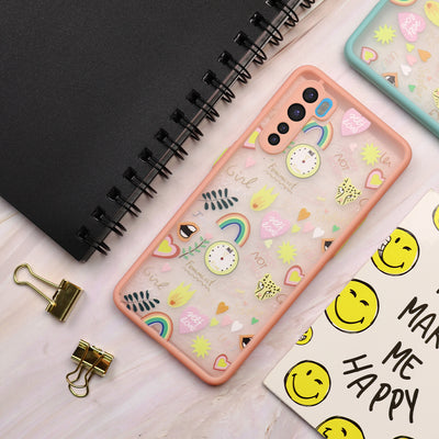 Emoji Printed Matte Finish Case - OnePlus