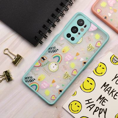 Emoji Printed Matte Finish Case - OnePlus