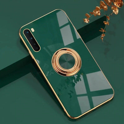 Gold Plating Metallic Ring Case - OnePlus