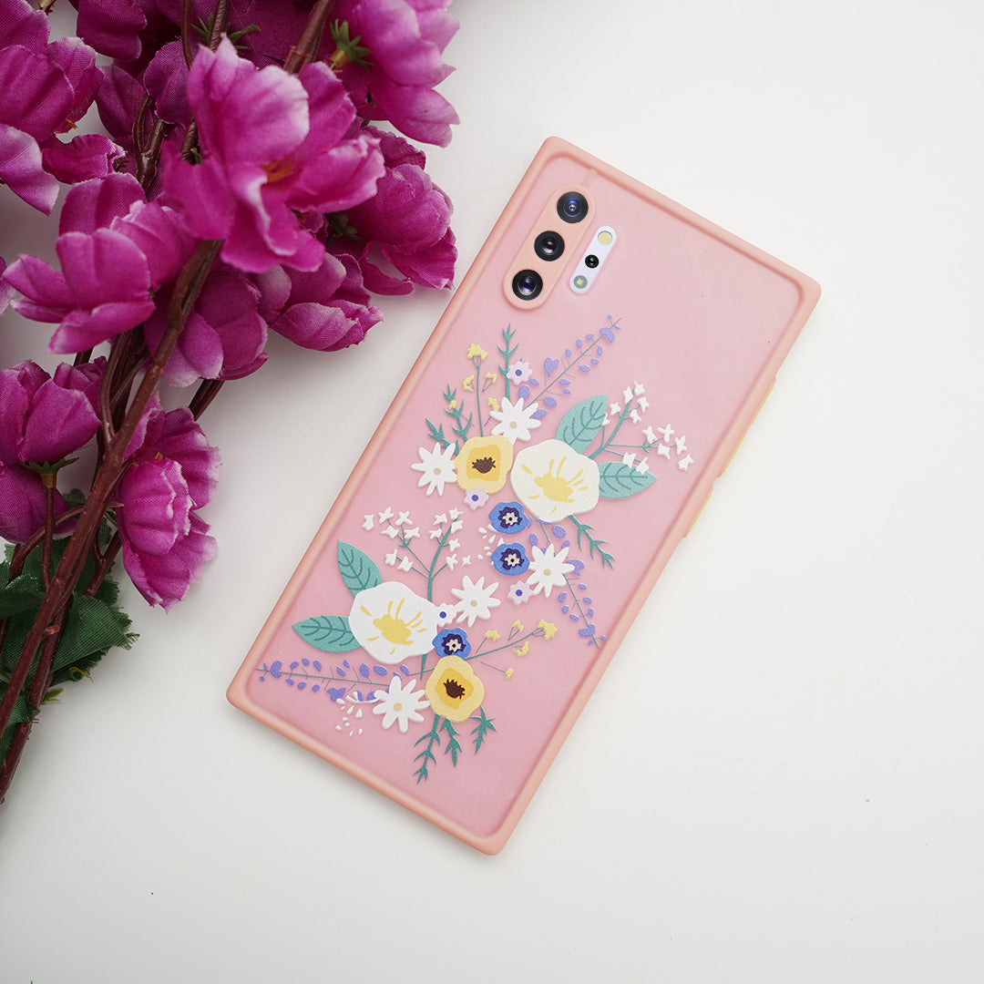 Wildflower Floral Print Matte Finish Case - Samsung