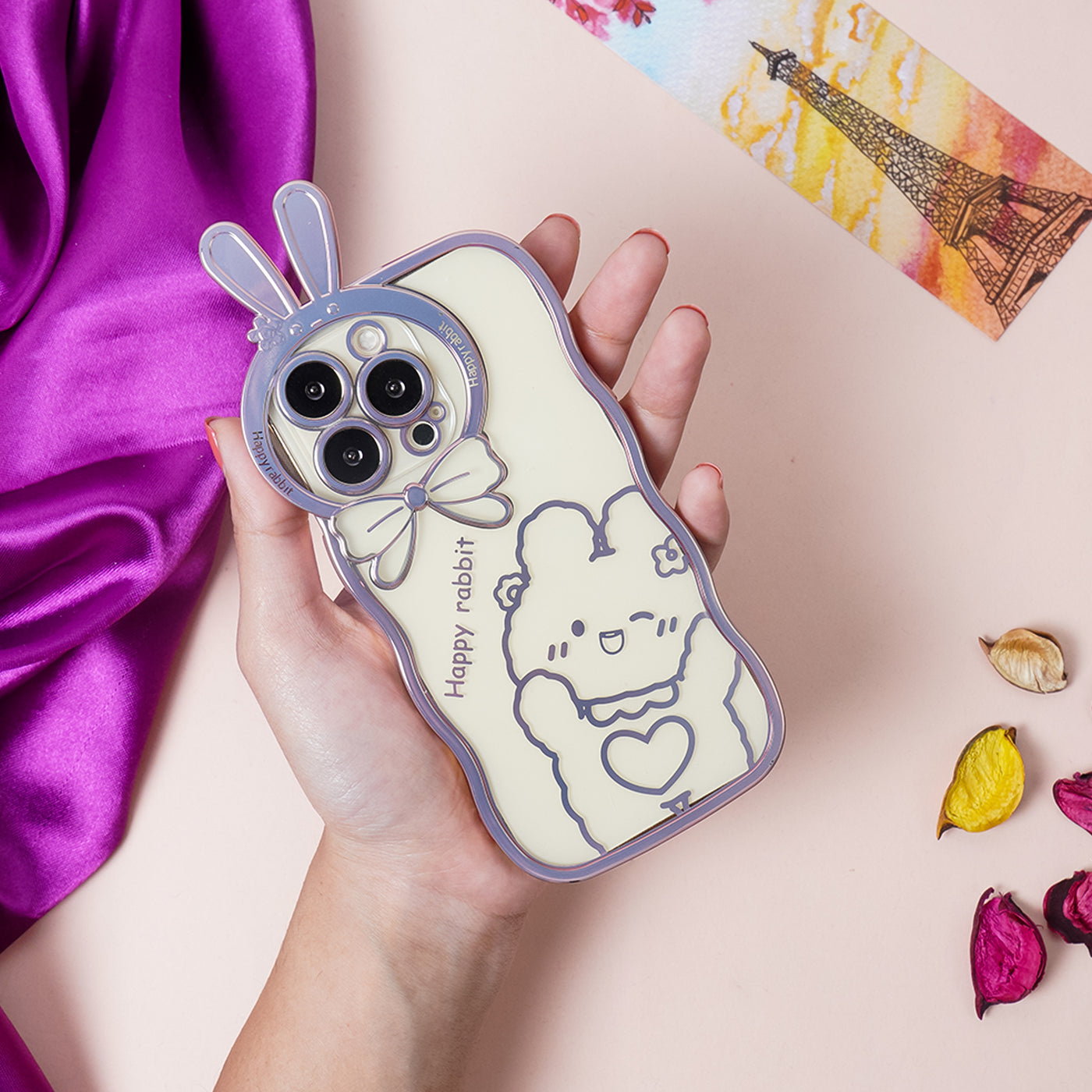Transparent Rabbit Bliss Case