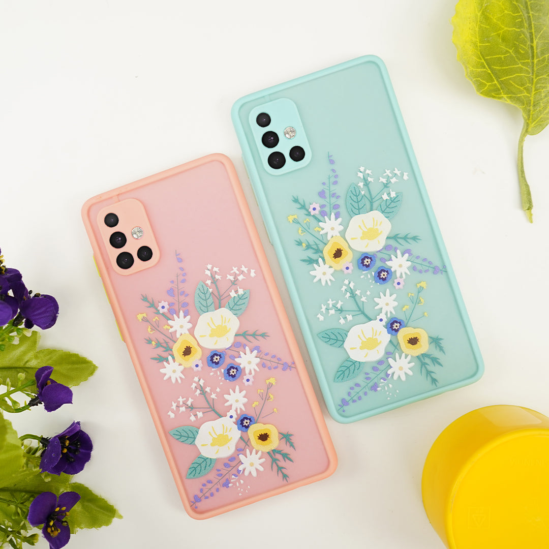 Wildflower Floral Print Matte Finish Case - Samsung