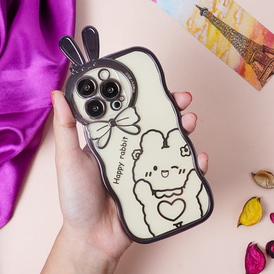 Transparent Rabbit Bliss Case