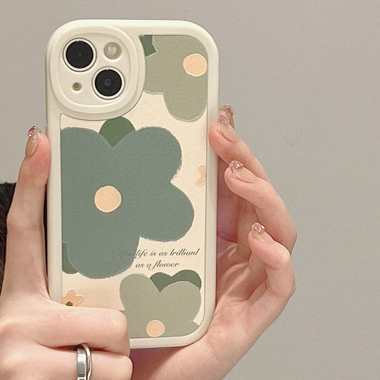 Korean Elegant Floral Phone Case iPhone