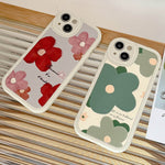 Korean Elegant Floral Phone Case - iPhone