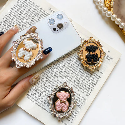 Retro Korean Teddy Pop Socket