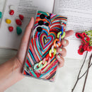 Swirl Love Colored Case with Bracelet - Samsung