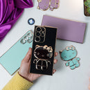 Charming Kitty Folding Mirror Stand Case -Samsung