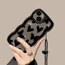 Love Flutter Soft Case with Heart Chain