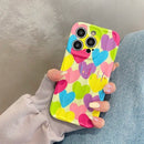 Colorful Love Heart Lucky Life Case