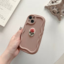 Soft 3D Charming Rose Pattern Case