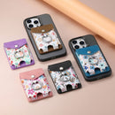 Blooming MagSafe Card Wallet with Ring Kickstand
