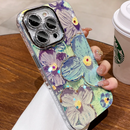 Glitter Dot Lens Floral Phone Case