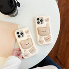 Cozy Bear Embrace Phone Gripper Case - Peeperly
