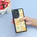 Floral Edition Leather Textured Soft Case - Samsung