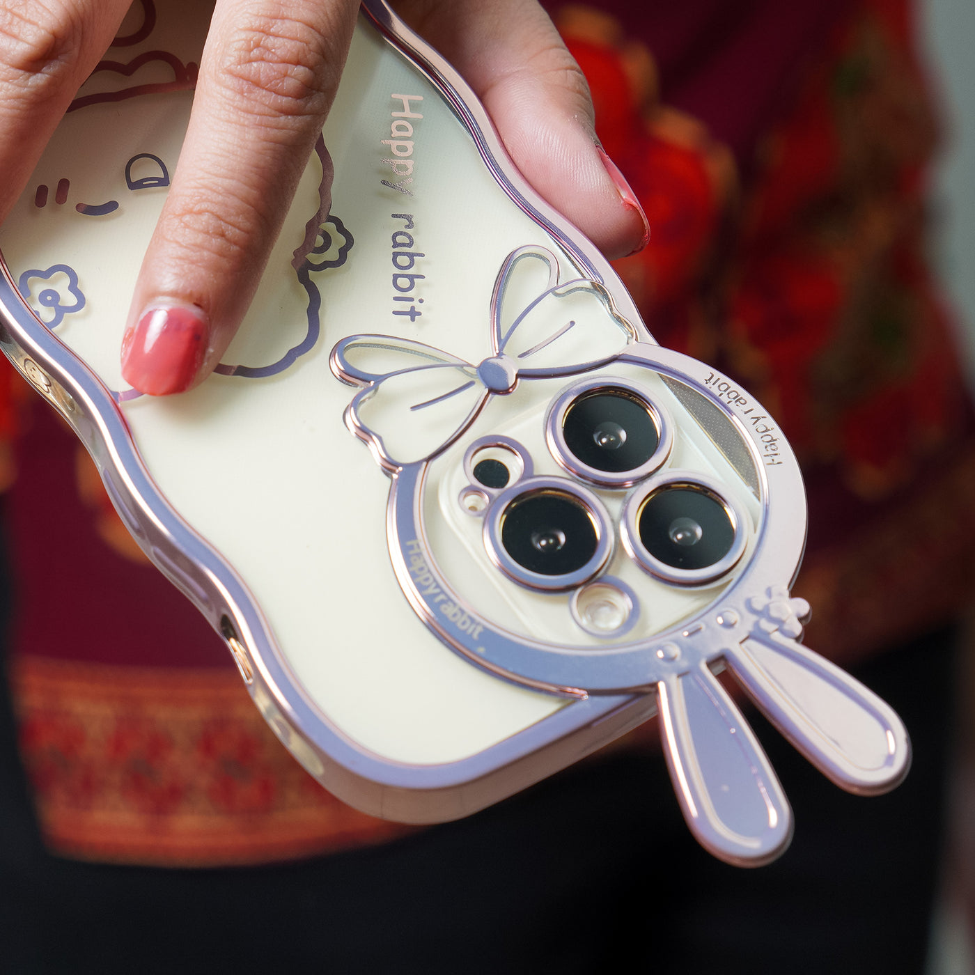 Transparent Rabbit Bliss Case