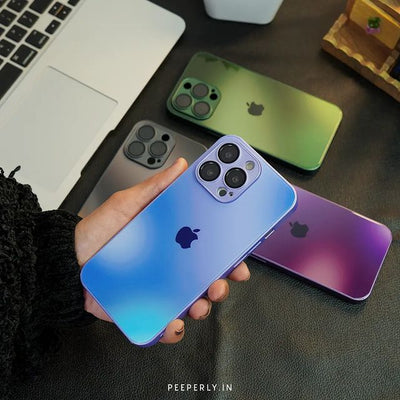 Frosted Glass Back Case