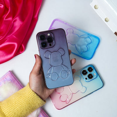 Cute Bear Gradient Colorful  Case