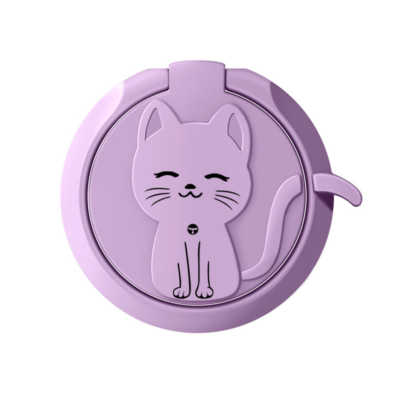 Cute Cat Metallic Ring Holder