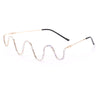 Quirky Wave Shape Glasses