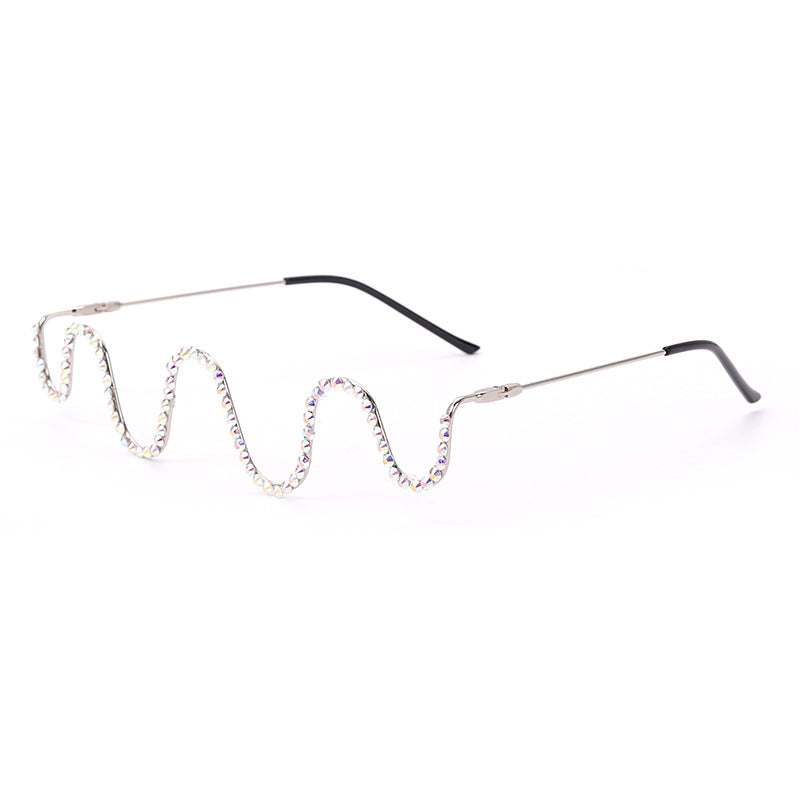 Quirky Wave Shape Glasses