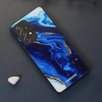 Ocean Water Waves Pattern Marble Case - Samsung