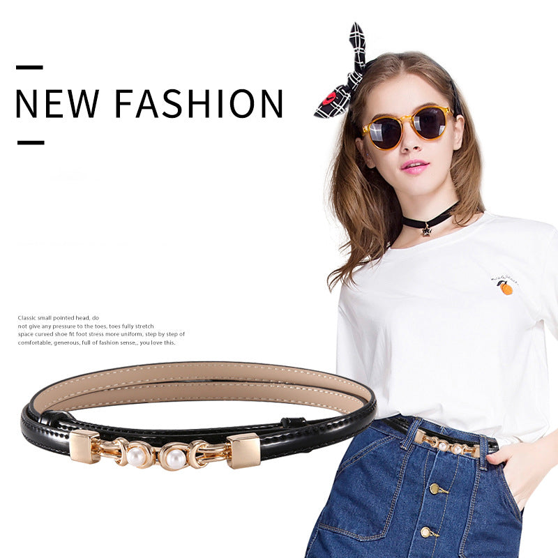 Luxury Pearl Sash Belt