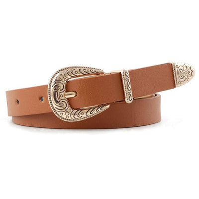 Artistry Engraved Buckle Waist Belt