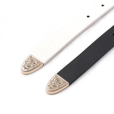 Artistry Engraved Buckle Waist Belt