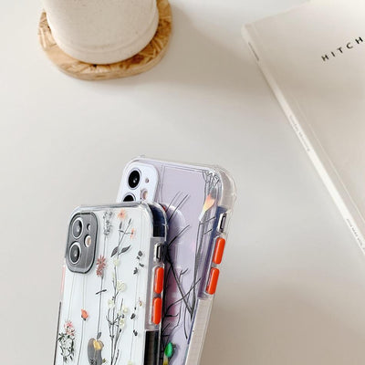 Graffiti Birds Transparent Soft Case