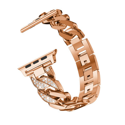 Elegant Diamond Bracelet for Apple Watch [42/44/45MM] - Rose Gold