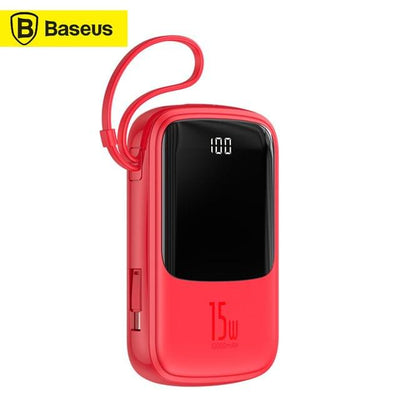 Baseus 10000mAh Fast Charging Power Bank with Lightning Cable