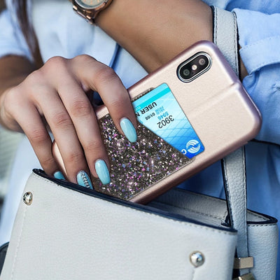 Midnight Bling Card Holder
