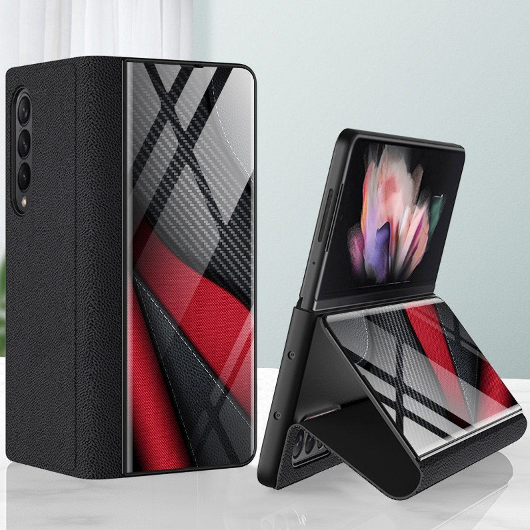 Galaxy Z Fold3 Luxury Printed Glass Case
