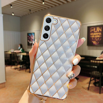 Luxury Diamond Bling Plating Soft TPU Case - Samsung